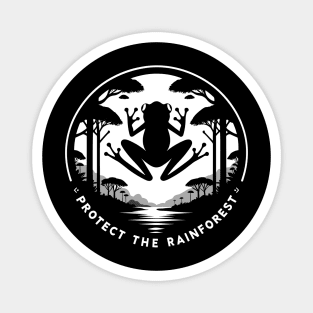 Protect the rainforest Magnet